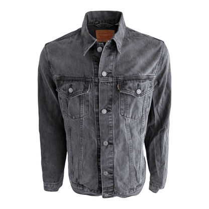 Levi’s Black Denim Trucker Jacket Men’s XL BKR Wash Vintage Classic - USASTARFASHION