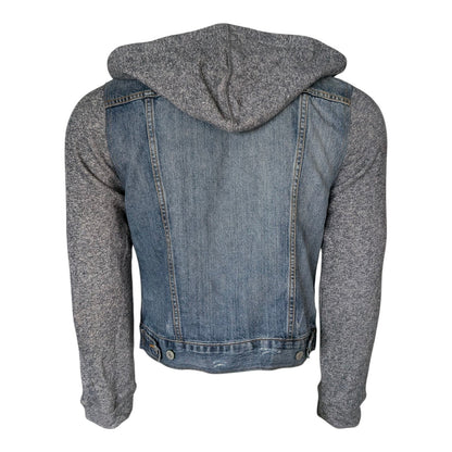Levi’s Denim Hoodie Trucker Jacket – Size L - USASTARFASHION