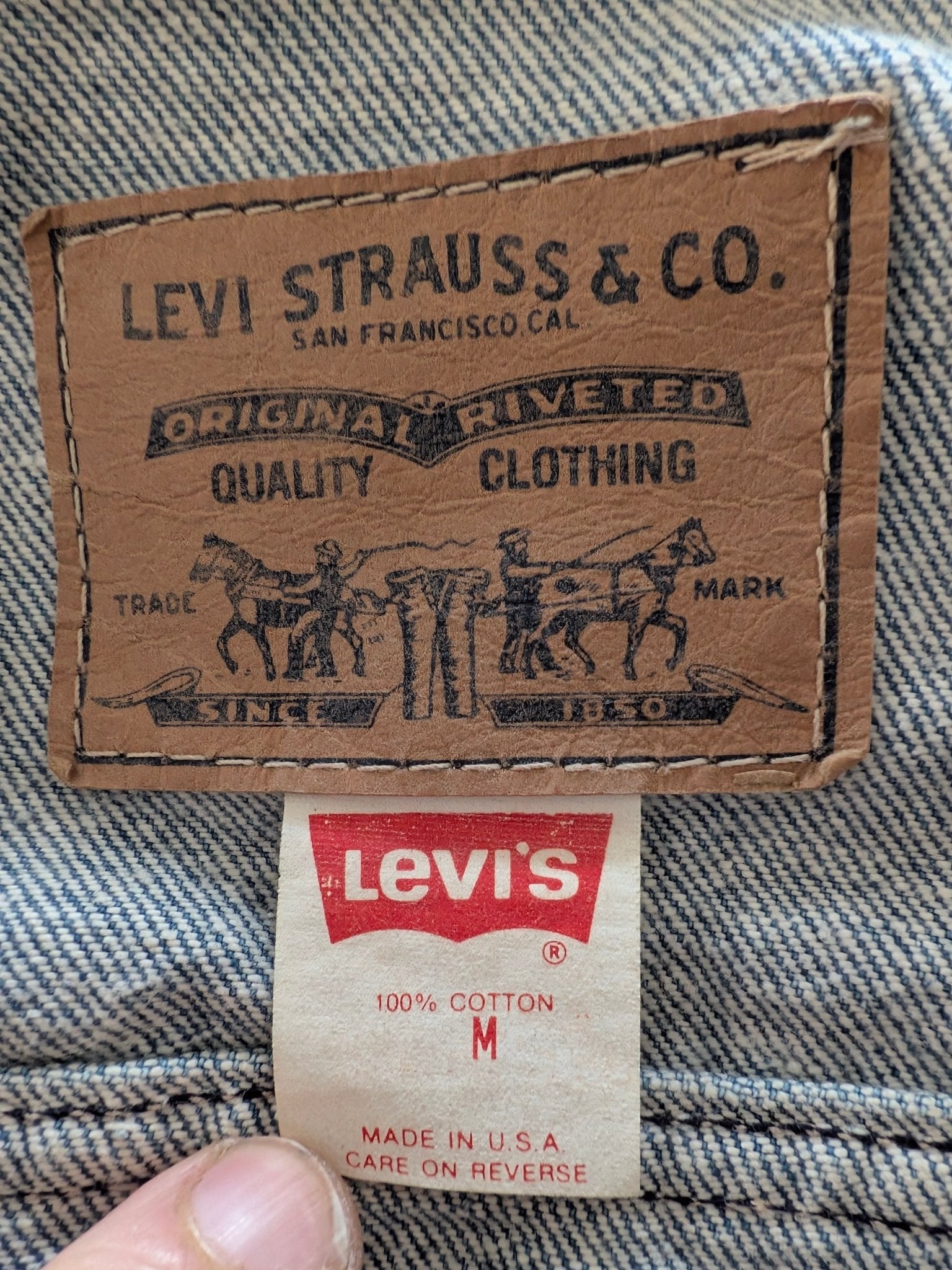 Levi’s Denim Jacket M USA Made Vintage Disney Totally Minnie - USASTARFASHION