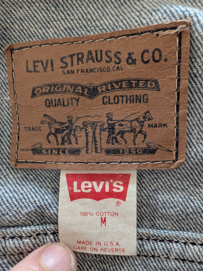 Levi’s Denim Jacket M USA Made Vintage Disney Totally Minnie - USASTARFASHION