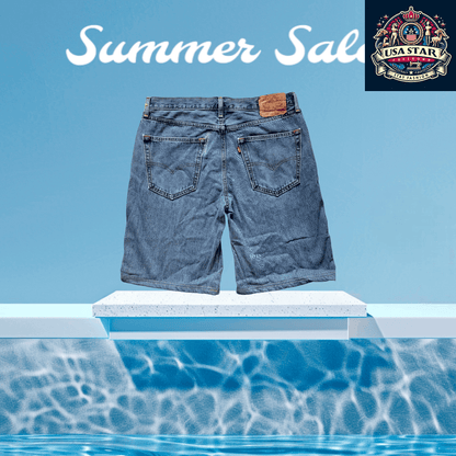 Levi's Jorts 550 Relaxed Fit W36 - Classic Five - Pocket Design, Eco - Friendly Grade B Denim Shorts - USASTARFASHION