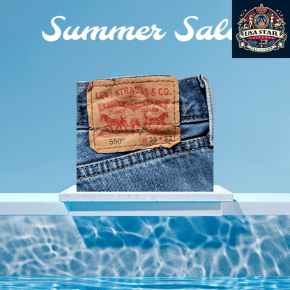 Levi's Jorts 550 Relaxed Fit W36 - Classic Five - Pocket Design, Eco - Friendly Grade B Denim Shorts - USASTARFASHION