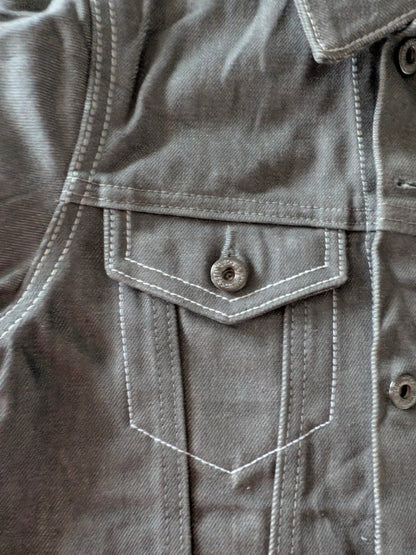 Levi’s Kids Grey Denim Trucker Jacket – Size M (10–12 Yrs) – Grade A - USASTARFASHION