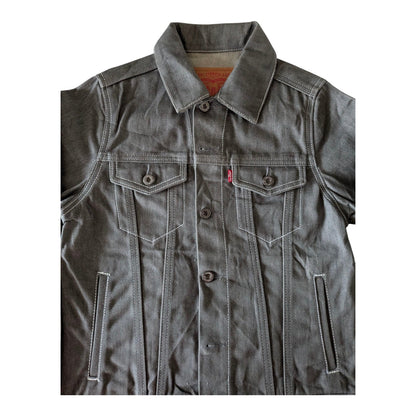 Levi’s Kids Grey Denim Trucker Jacket – Size M (10–12 Yrs) – Grade A - USASTARFASHION