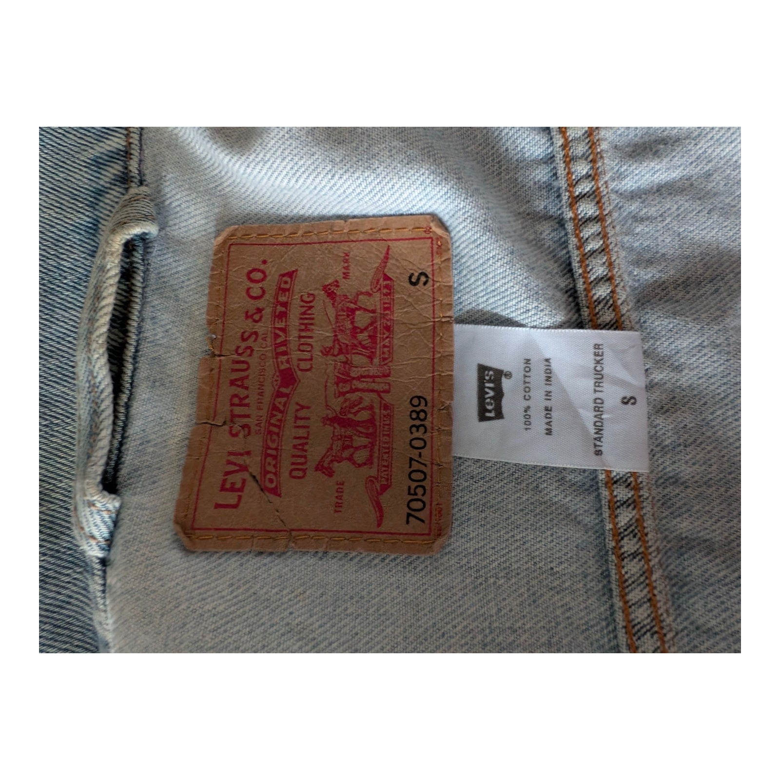 Levi’s Light Wash Denim Jacket – Size S – 2010s Era – 100% Cotton - USASTARFASHION