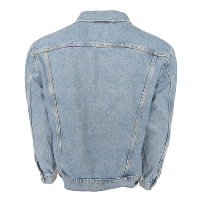 Levi’s Men’s Distressed Blue Denim Trucker Jacket – Size XL - USASTARFASHION