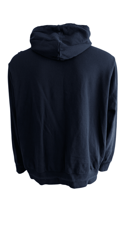 Levi’s Men’s Hoodie XXL Navy Blue Red Batwing Logo Pullover Kangaroo Pocket - USASTARFASHION