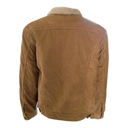 Levi’s Premium 16365 - 0066 Tan Sherpa Corduroy Jacket – XL - USASTARFASHION