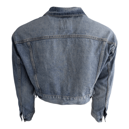 Levi’s Premium Trucker Denim Jacket Size S Small Blue - USASTARFASHION