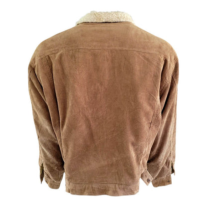 Levi’s Sherpa - Lined Corduroy Trucker Jacket – Size L - USASTARFASHION