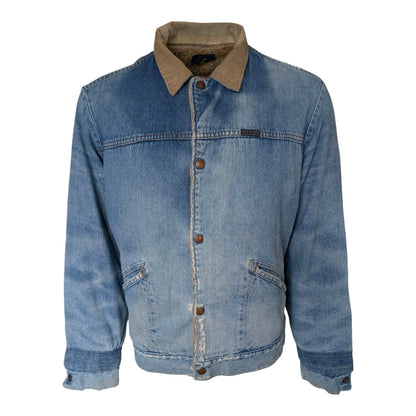 Levi’s Sherpa - Lined Denim Jacket – Size S – Light Wash – Grade B - USASTARFASHION