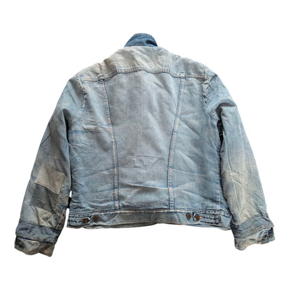Levi’s Sherpa - Lined Denim Jacket – Size S – Light Wash – Grade B - USASTARFASHION