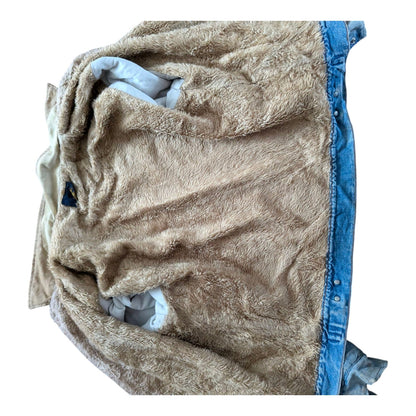 Levi’s Sherpa - Lined Denim Jacket – Size S – Light Wash – Grade B - USASTARFASHION