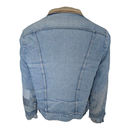 Levi’s Sherpa - Lined Denim Jacket – Size S – Light Wash – Grade B - USASTARFASHION