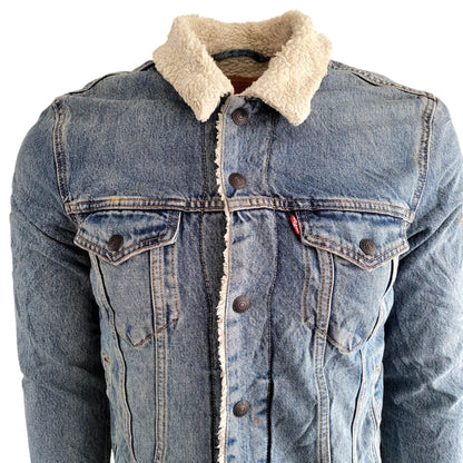 Levi’s Sherpa Trucker Jacket - Size Small - Made in USA - USASTARFASHION