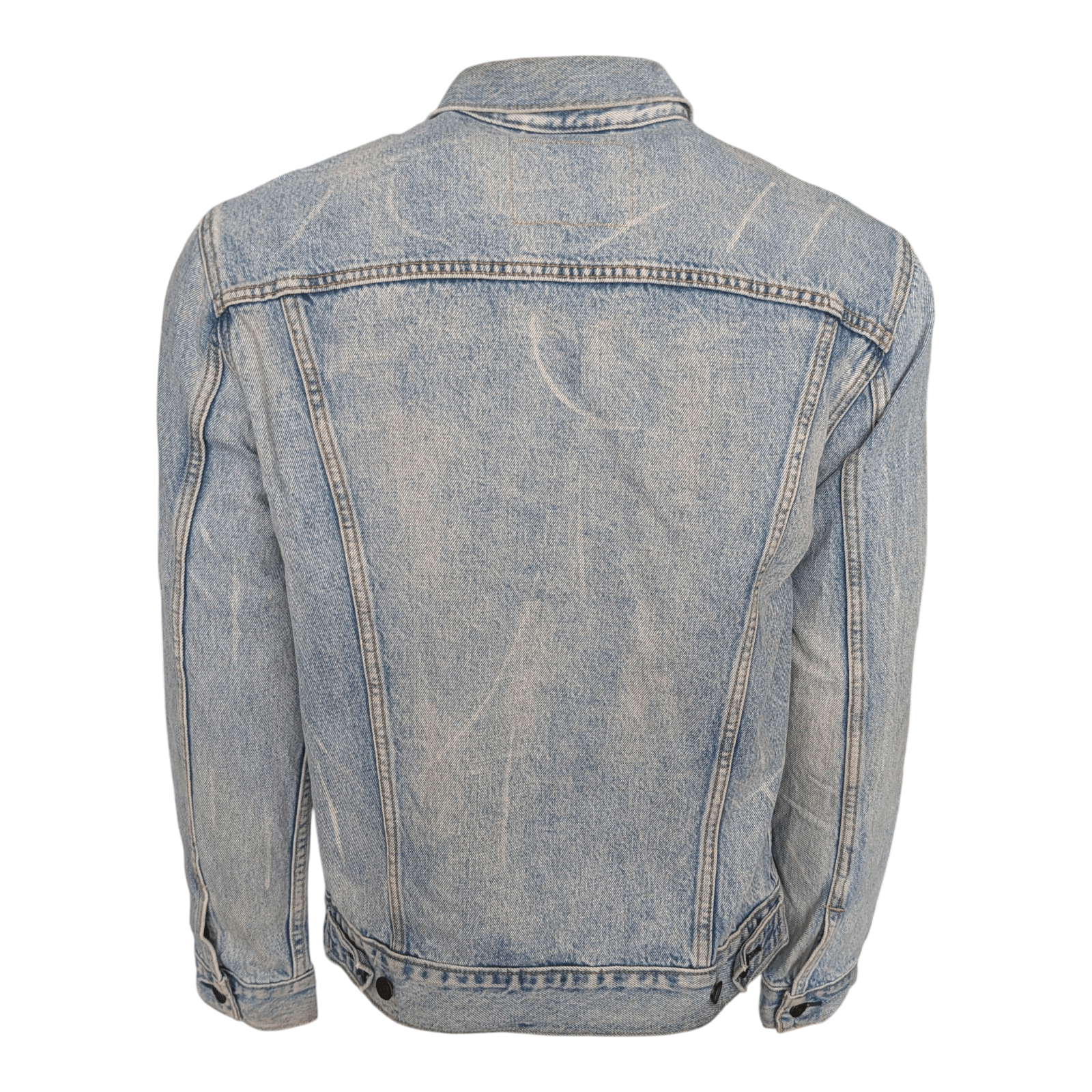 Levi’s Trucker Denim Jacket Men’s Size L Light Wash Vintage Style - USASTARFASHION