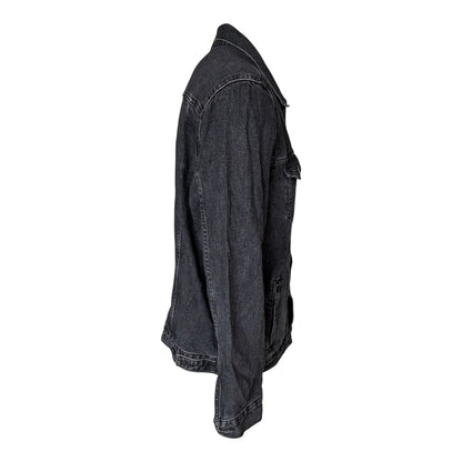 Levi’s Trucker Jacket – Black/Grey Wash – Size XXL - USASTARFASHION