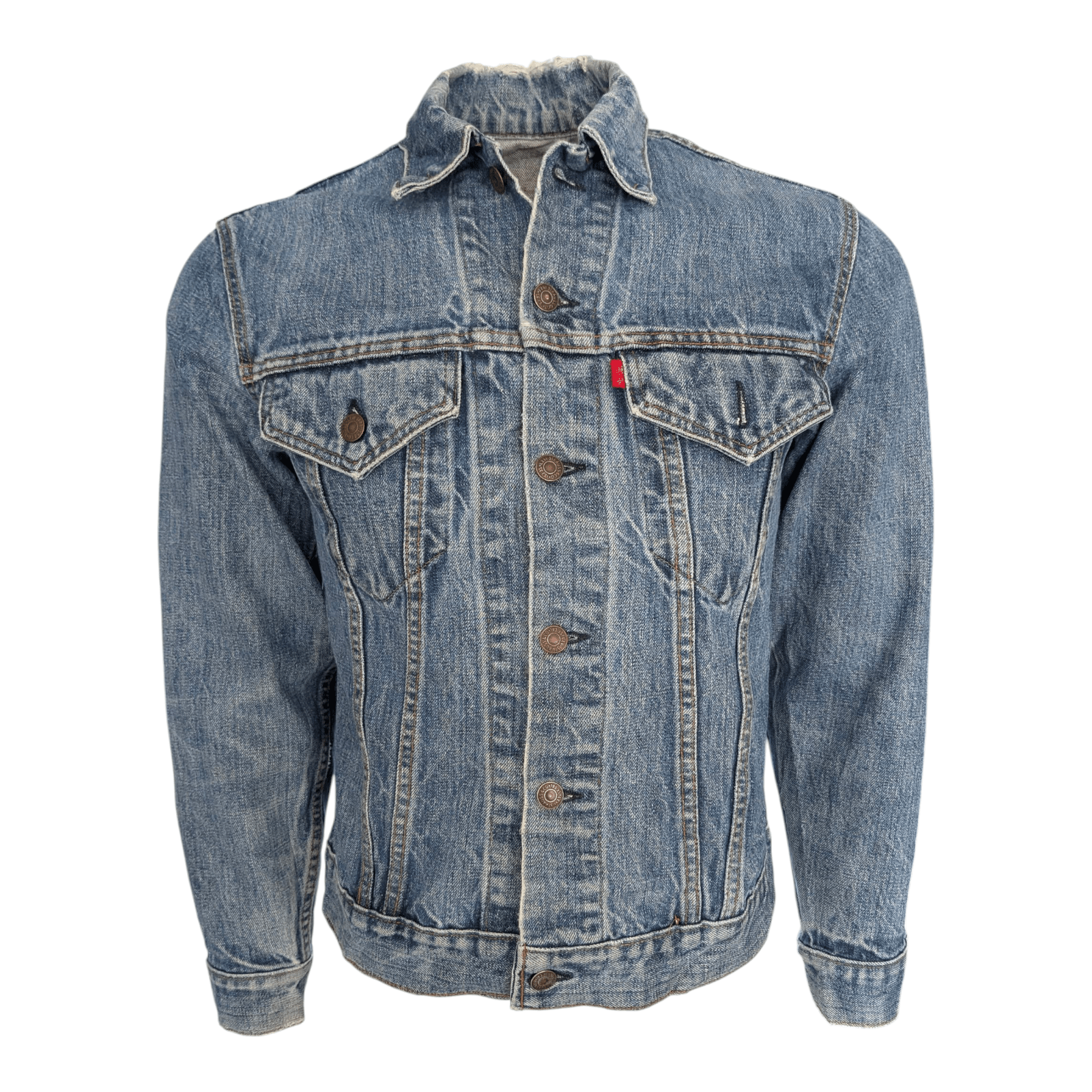 Levi’s Vintage Blue Denim Trucker Jacket – Men’s Size M - USASTARFASHION