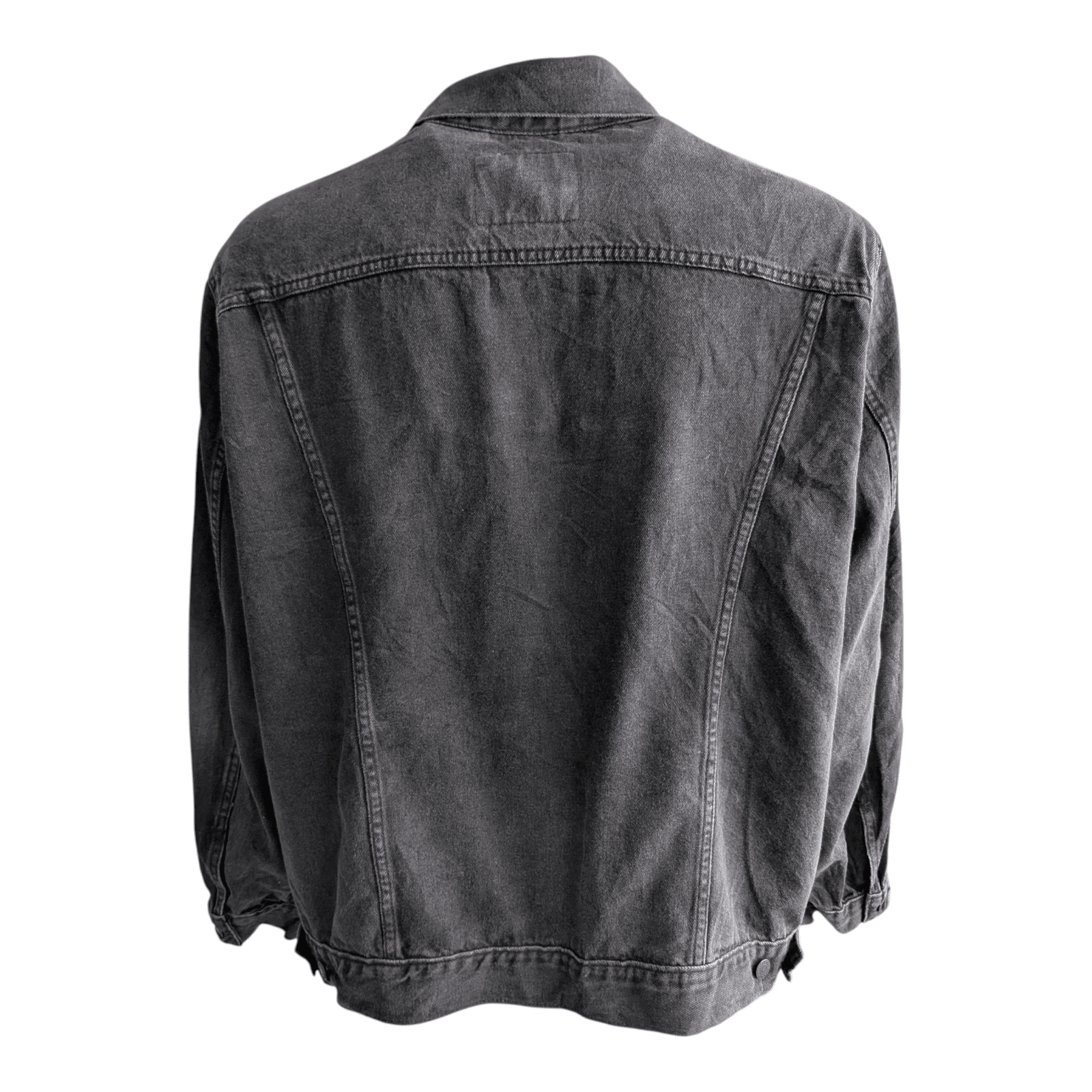 Levi’s Vintage Fit Men’s Black Denim Trucker Jacket Size XXL 100% Cotton - USASTARFASHION