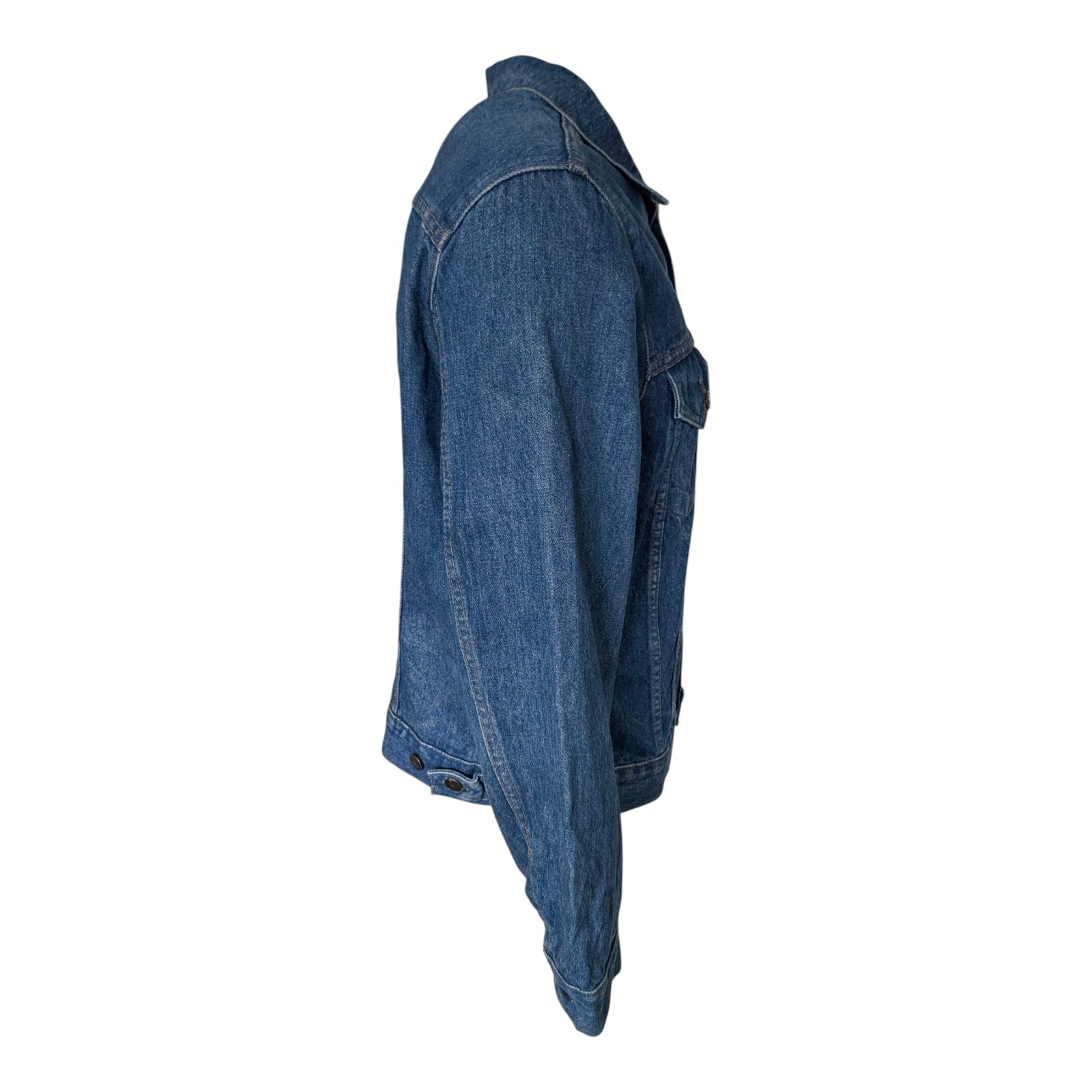 Levi’s Vintage Trucker Jacket – Size 44 – Dark Blue – 1980s/1990s – Grade A - USASTARFASHION