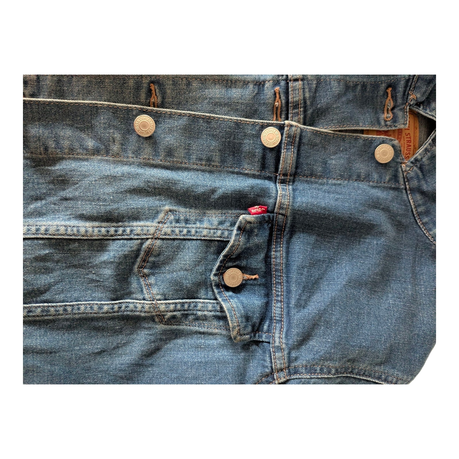 Levi’s Women’s Stretch Denim Jacket – Size 2X – Early/Mid 2000s – Grade A - USASTARFASHION