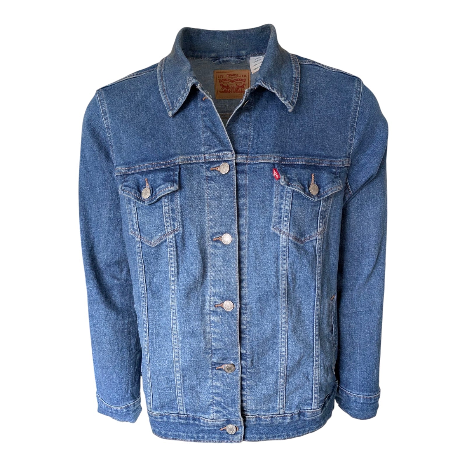 Levi’s Women’s Stretch Denim Jacket – Size 2X – Early/Mid 2000s – Grade A - USASTARFASHION
