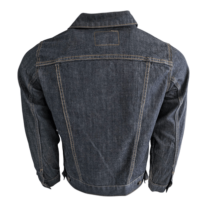 Levi’s Women’s Trucker Denim Jacket L Dark Blue Indigo 100% Cotton - USASTARFASHION