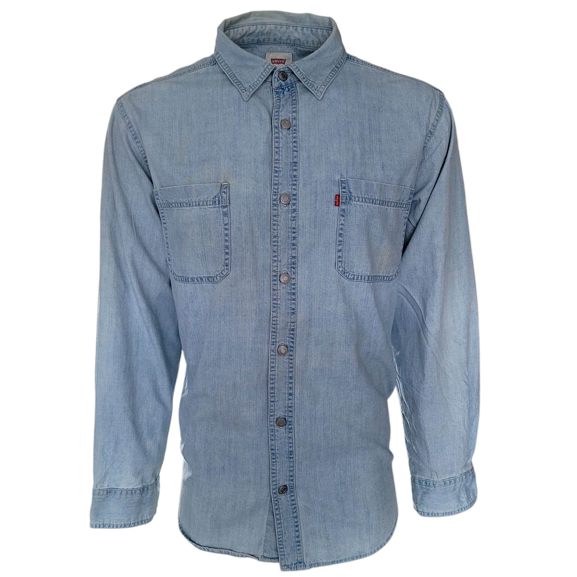 Levi’s XL Light Wash Denim Shirt - USASTARFASHION