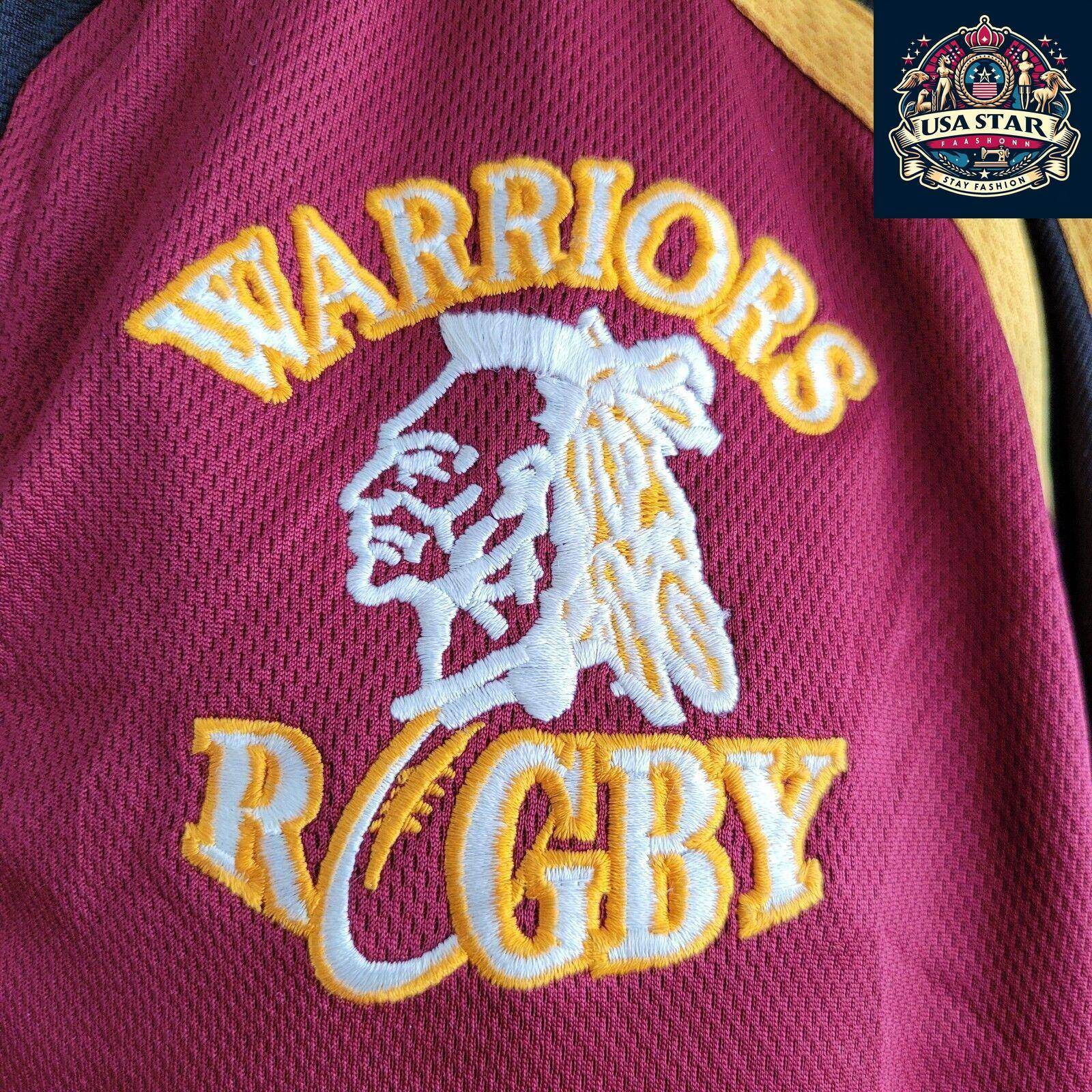 LionHeart Warriors Rugby Jersey Adult Size XL 19 - Breathable Fabric, Iconic Design for Fans - USASTARFASHION