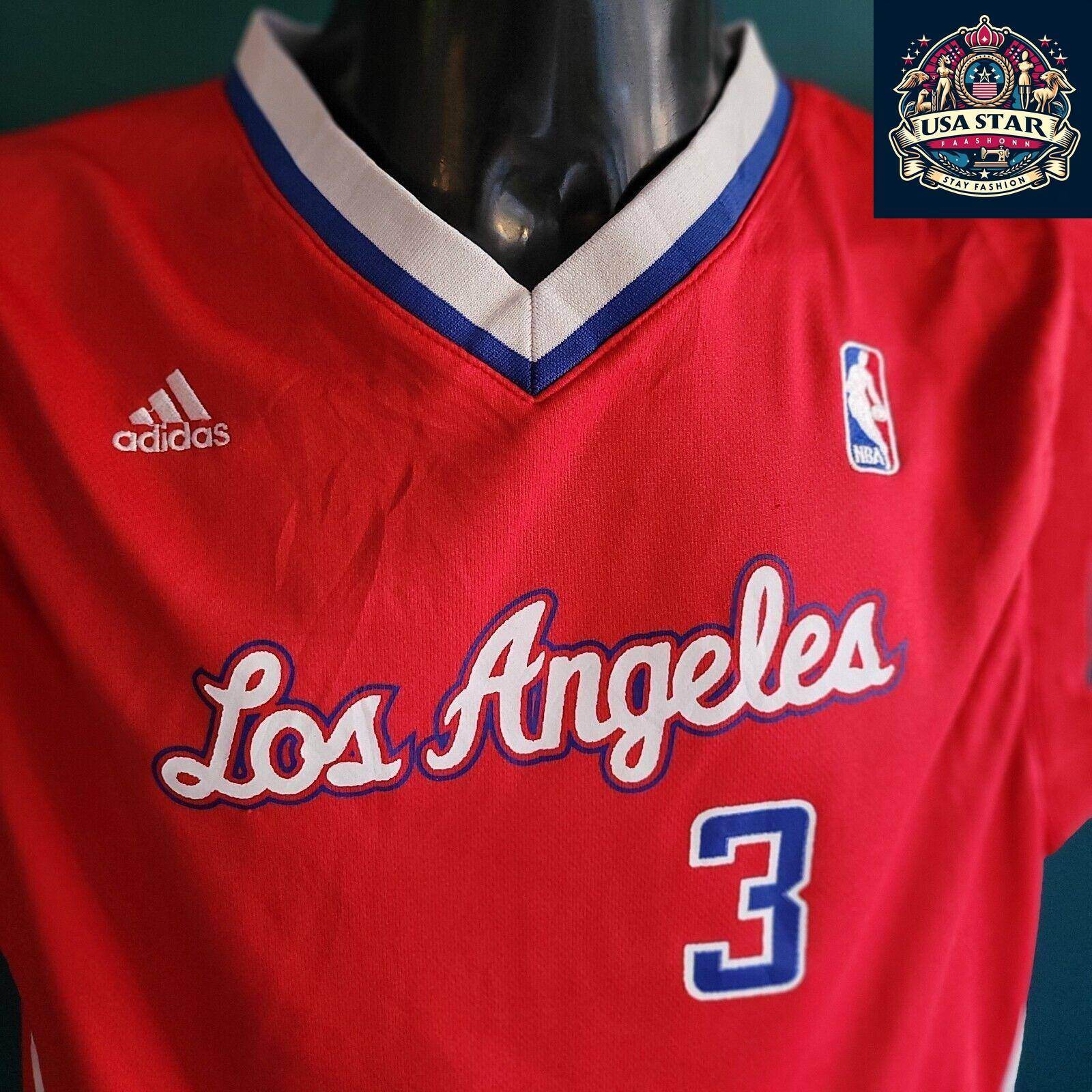 Los Angeles Lakers Jersey XL - Vintage Adidas Chris Paul 3, Excellent Condition, Iconic Design - USASTARFASHION