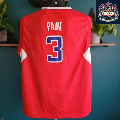 Los Angeles Lakers Jersey XL - Vintage Adidas Chris Paul 3, Excellent Condition, Iconic Design - USASTARFASHION