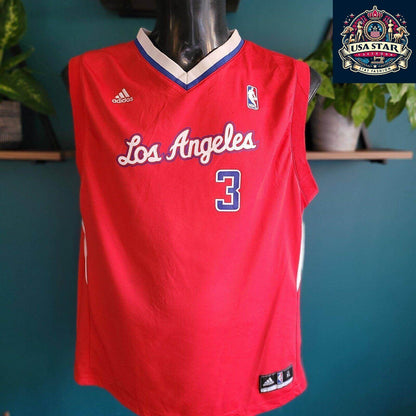 Los Angeles Lakers Jersey XL - Vintage Adidas Chris Paul 3, Excellent Condition, Iconic Design - USASTARFASHION