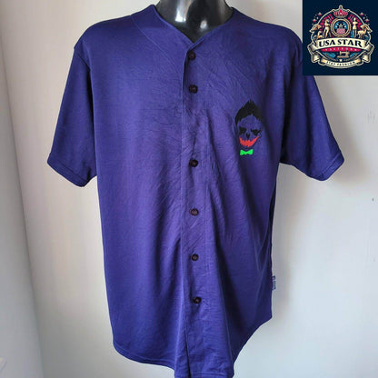Majestic Baseball Jersey Size L, Moisture - Wicking Fabric, Classic Design, Comfortable Fit - USASTARFASHION