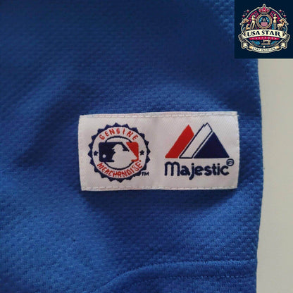 Majestic Chicago Cubs Youth Jersey 1 Fukudome - Comfortable Fit, Durable Design, Size L - USASTARFASHION
