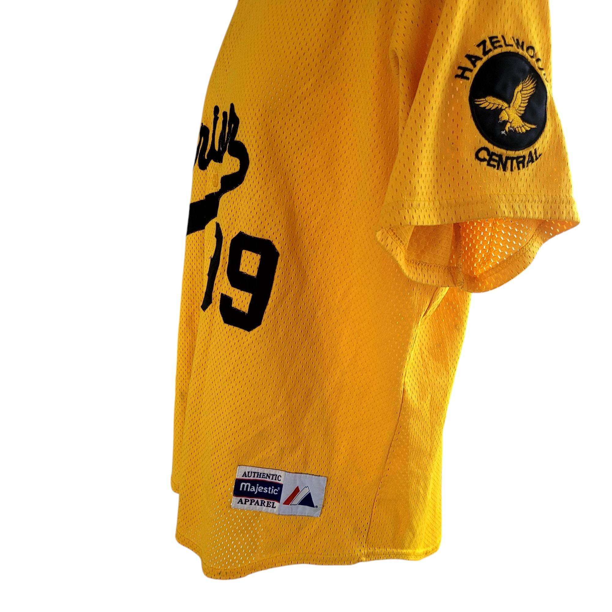 Vintage Majestic Senior Cutie 99 Baseball Jersey – Gold Black – XL - USASTARFASHION