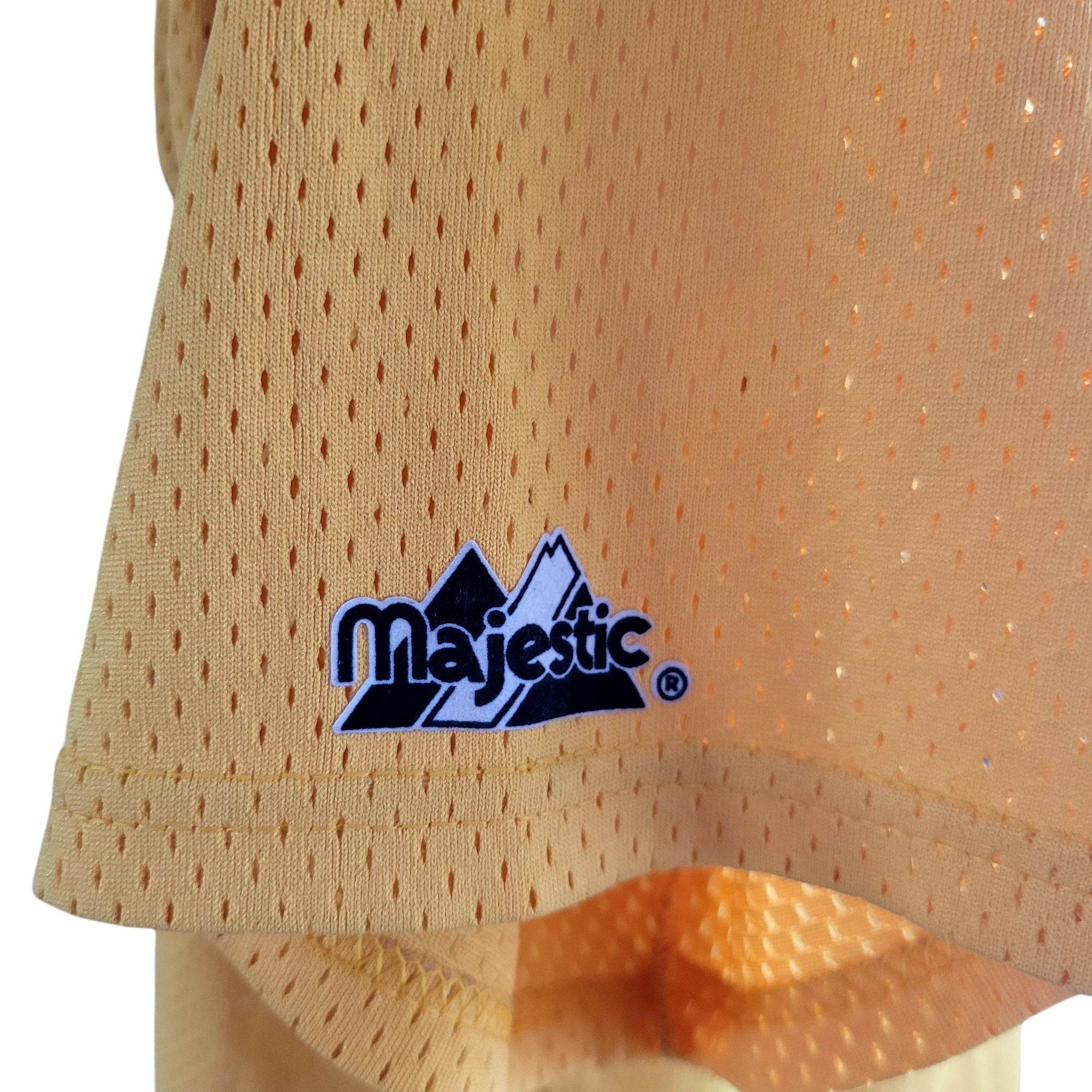 Vintage Majestic Senior Cutie 99 Baseball Jersey – Gold Black – XL - USASTARFASHION