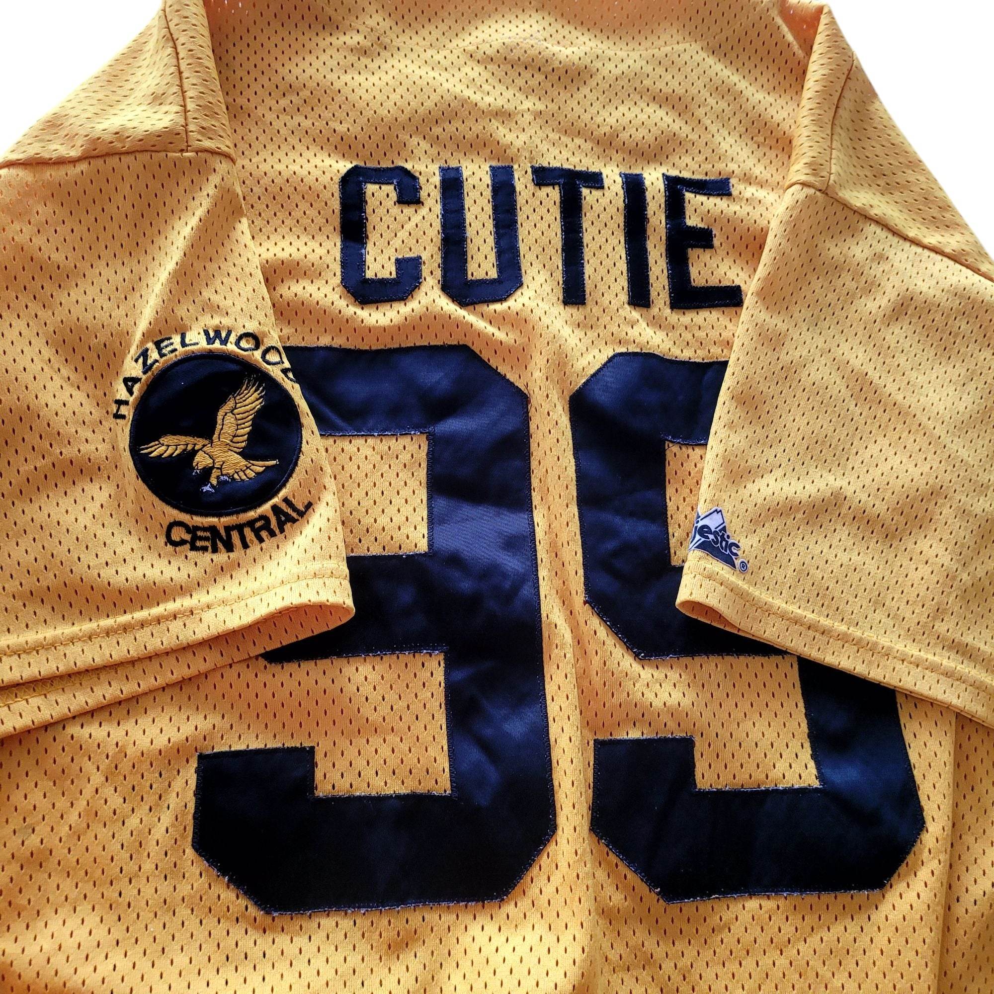 Vintage Majestic Senior Cutie 99 Baseball Jersey – Gold Black – XL - USASTARFASHION
