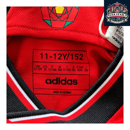 Manchester United Youth Jersey 2023/24, Size 11 - 12Y, Adidas AER Moisture Control Technology - USASTARFASHION