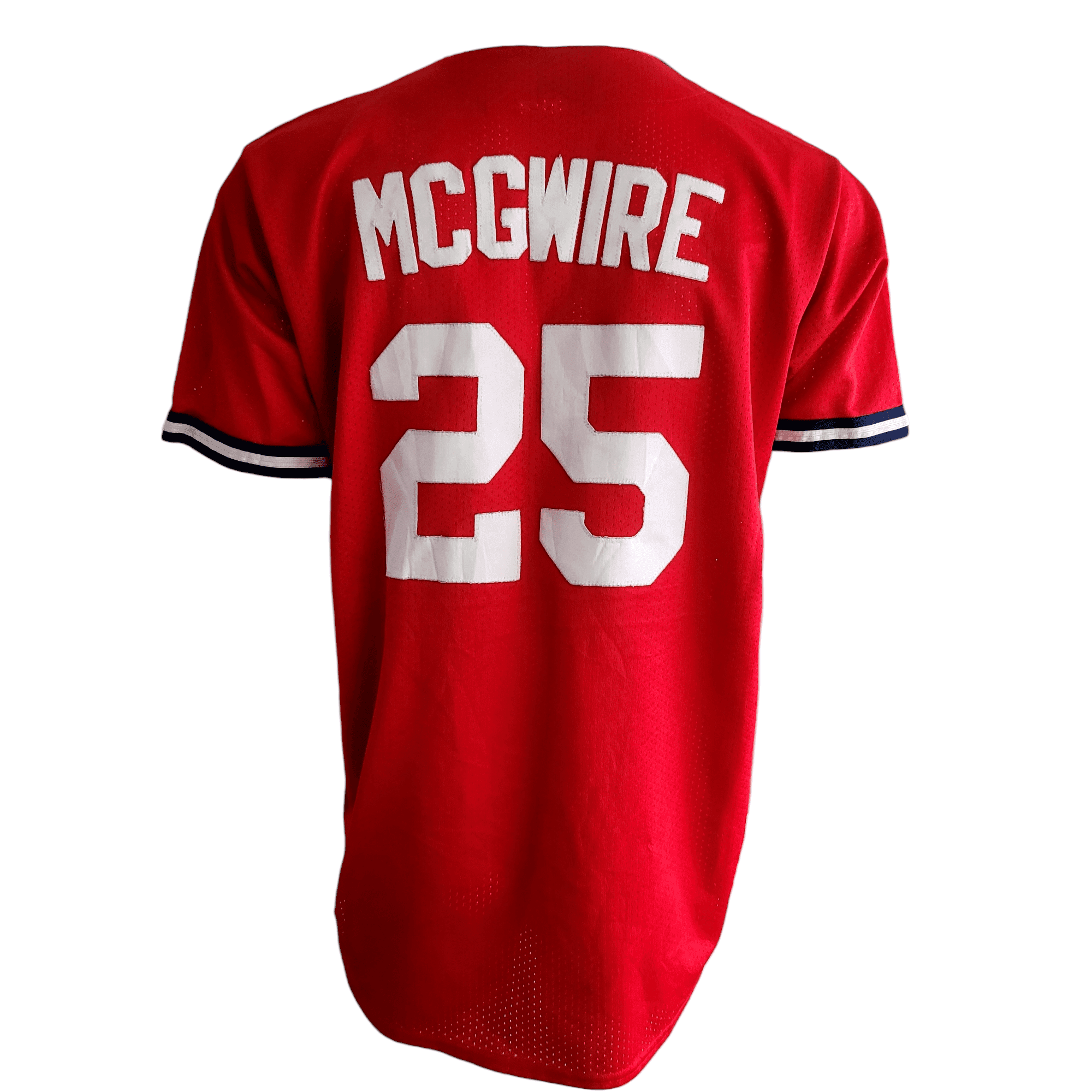 Mark McGwire St. Louis Cardinals Jersey 25 Red Vintage Majestic Size L - MLB Authentic - USASTARFASHION