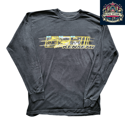 Matt Kenseth T-Shirt 17 Long - Sleeve Gildan Tee for Racing Fans - Stylish Black Graphic Design - USASTARFASHION