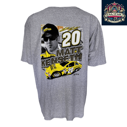 Matt Kenseth T-Shirt 20 Dollar General Vintage 3XL Chase Authentics Graphic Tee, Black - USASTARFASHION