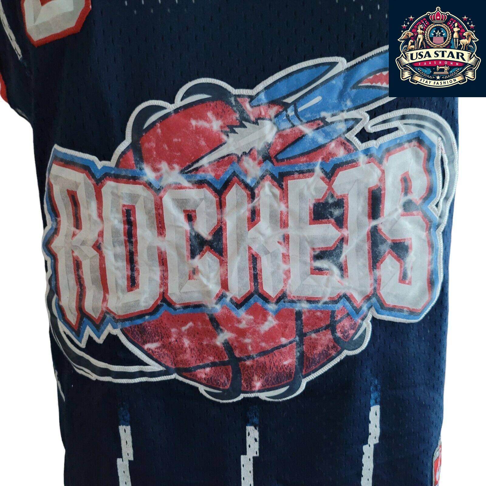 Men's Houston Rockets Jersey NBA Nike 3 Steve Francis Authentic in Red & White - Size S - USASTARFASHION