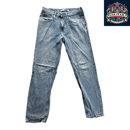 Men's Lee Jeans W30 L32, Medium Wash, Grade B Quality, Classic Fit for Everyday Style - USASTARFASHION