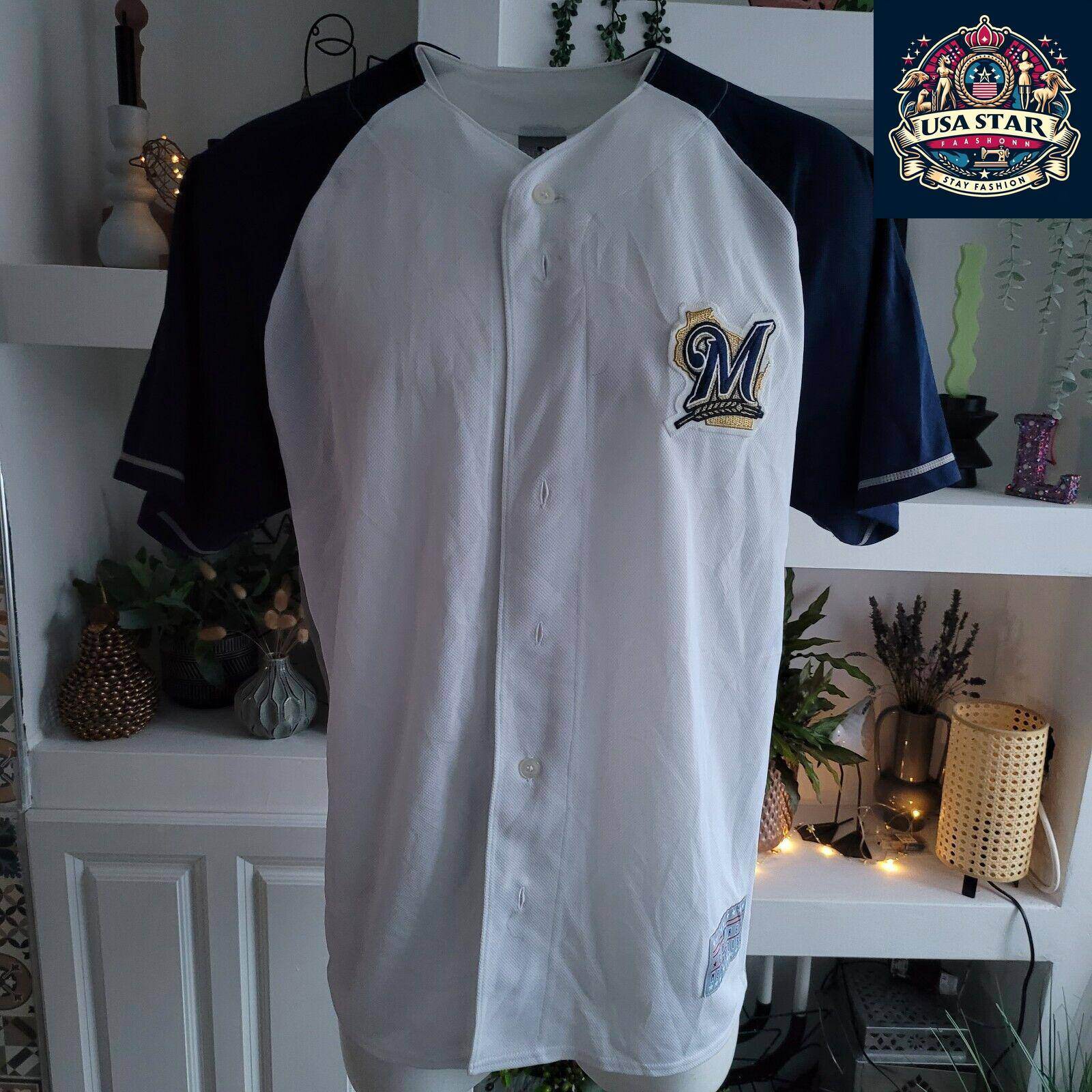 Milwaukee Brewers T-Shirt Ryan Braun 8 XL - Classic Design, Comfortable Fit, Top Player Apparel - USASTARFASHION