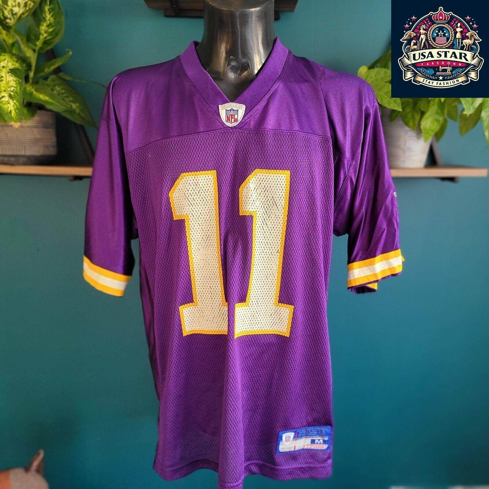 Minnesota Vikings Jersey 11 Men's CHAMMPS Sports Vintage Style Medium Made in USA - USASTARFASHION