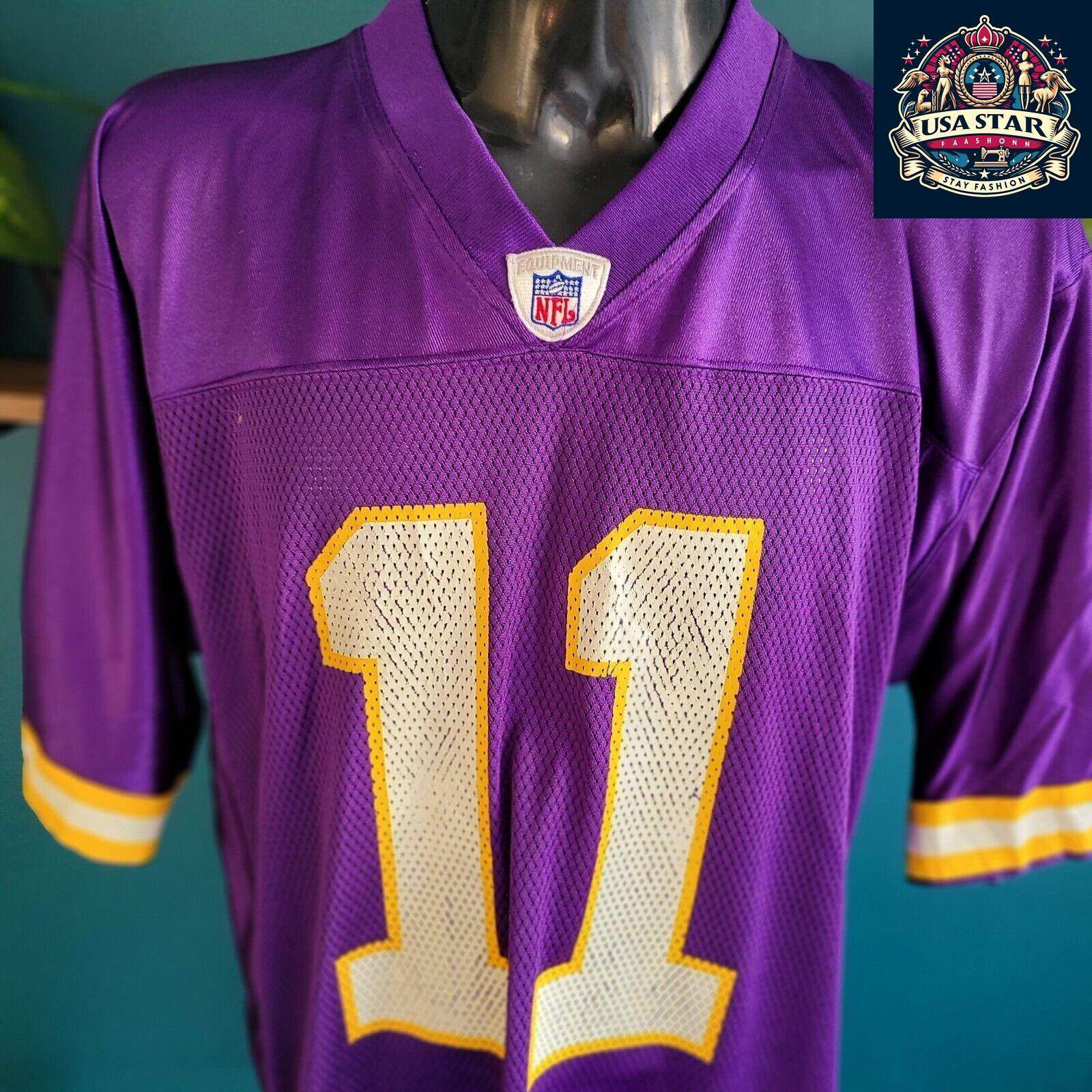 Minnesota Vikings Jersey 11 Men's CHAMMPS Sports Vintage Style Medium Made in USA - USASTARFASHION