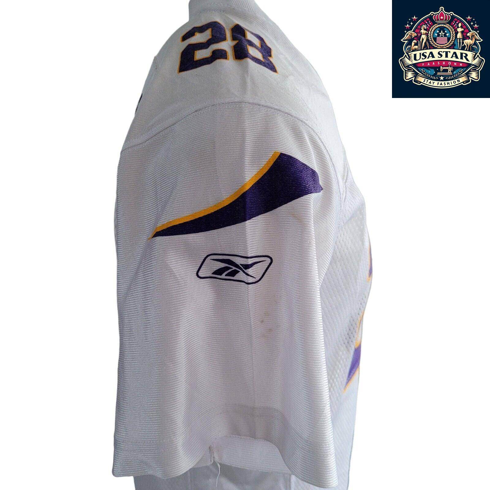Minnesota Vikings Jersey Adrian Peterson 28 Youth XL Reebok – Vintage Style, Comfortable Fit - USASTARFASHION