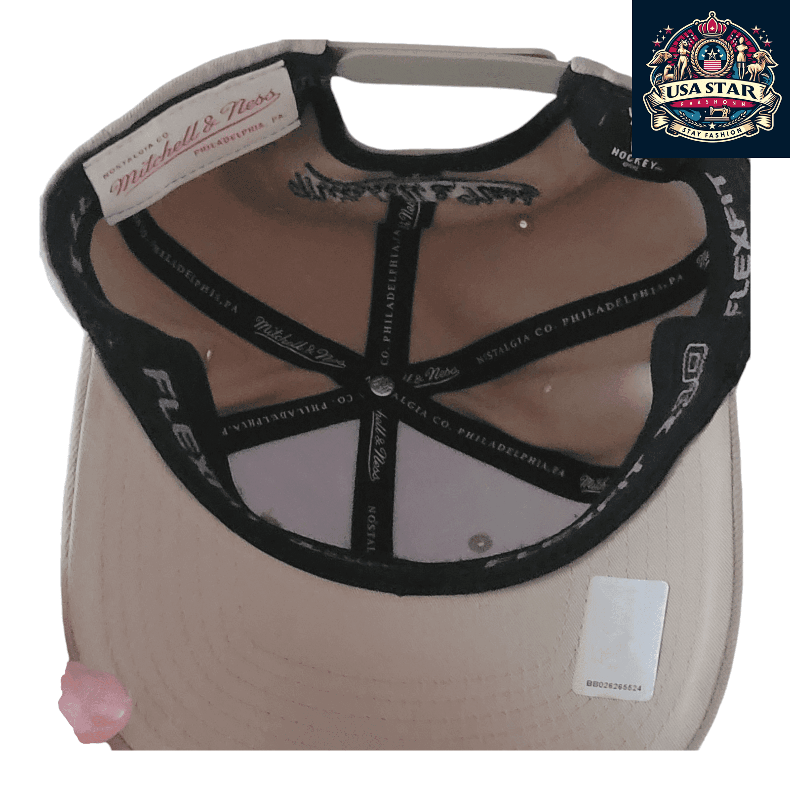 Mitchell And Ness Vintage Hat - Pittsburgh Penguins NHL Snapback, Adjustable Fit, Embroidered Logo - USASTARFASHION