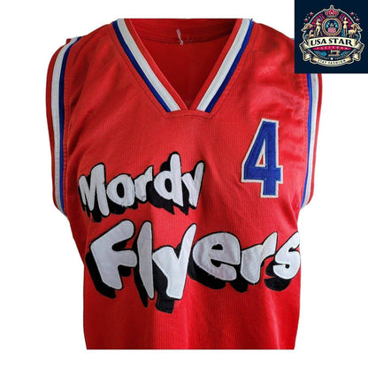 Mordy Flyers Jersey 4 - Size L, Lightweight Basketball Jersey with Breathable Fabric for Comfort - USASTARFASHION