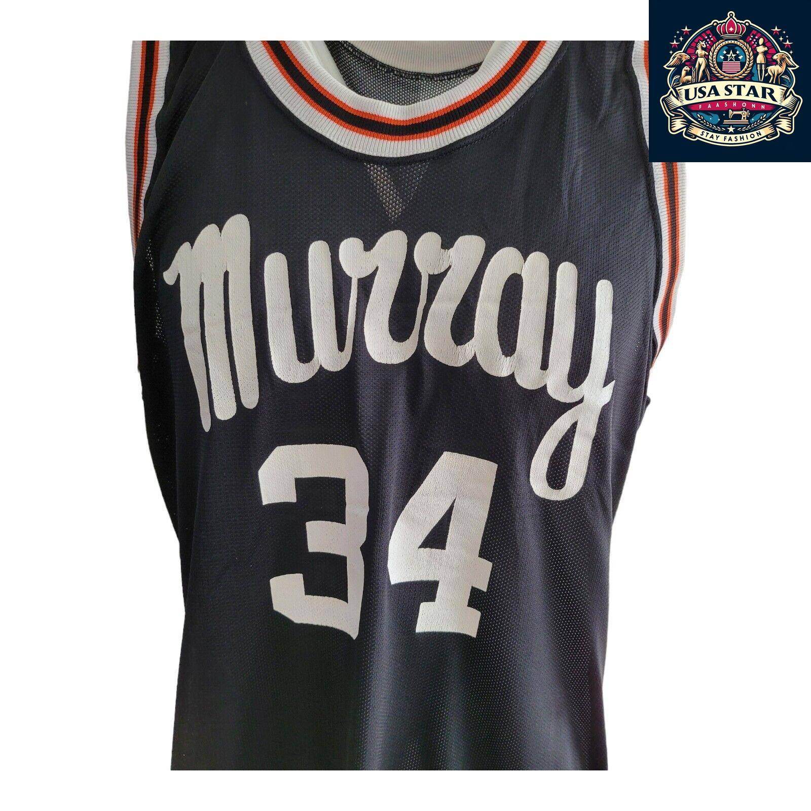 Murray 34 Ripon Vintage Basketball Jersey Size 48 Large - Durable Design for True Fans - USASTARFASHION